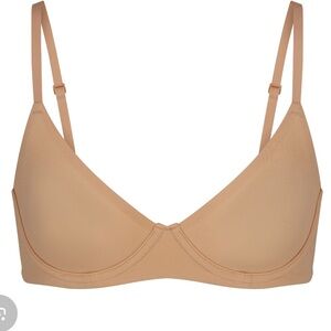 SKIMS fits everybody unlined Demi bra in ochre